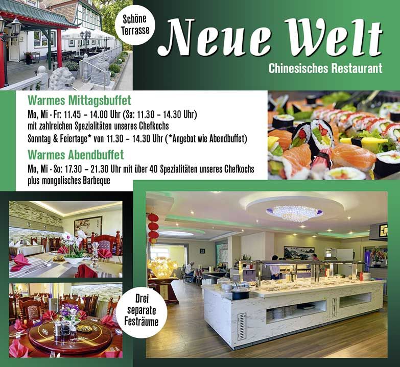 Neue Welt - Chinesisches Restaurant in Wolfsburg-Fallersleben