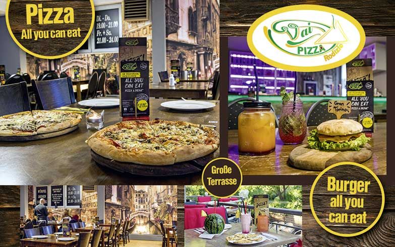 Der „All you can eat” Pizza & Burger Tempel
