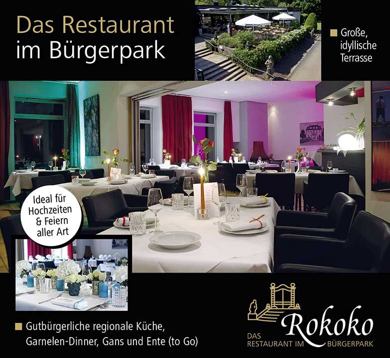 Rokoko - Restaurant im Bürgerpark Braunschweig